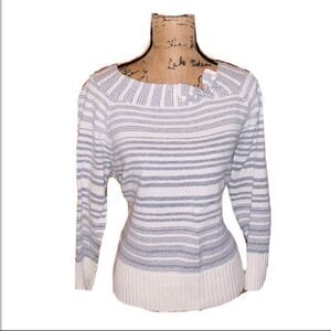 I.E. women stripe sweater size 2x
